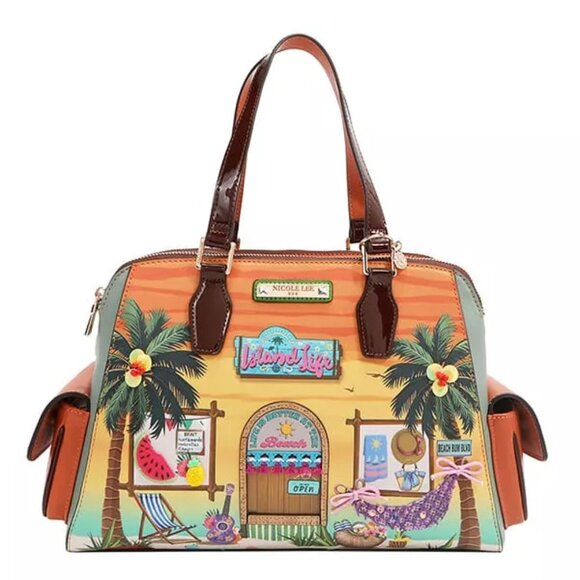 Nicole Lee USA Sun and Sand Handbag - Picture 1 of 4